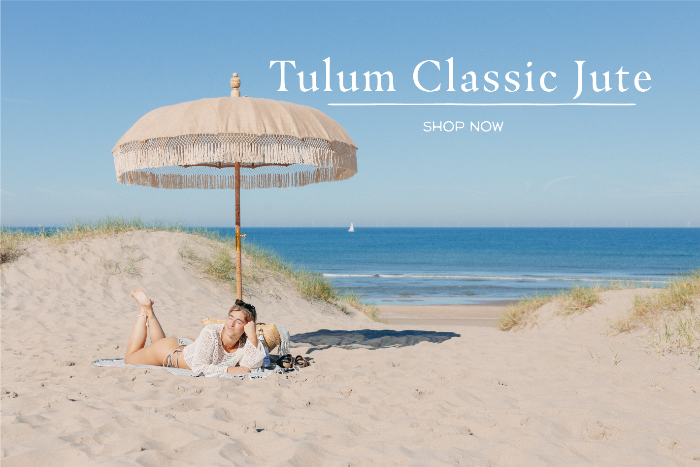 Tulum Classic Parasol Jute