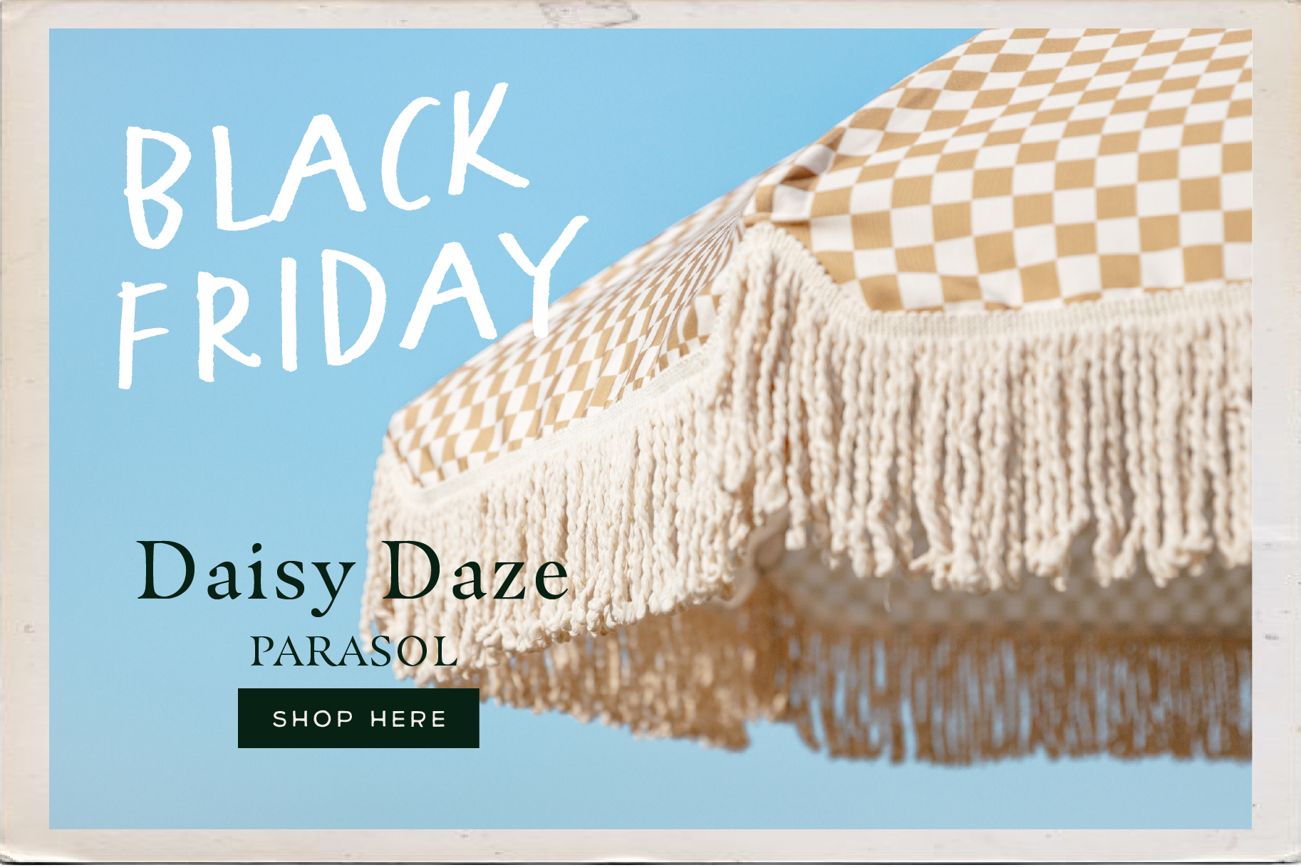 Black Friday Sale - Daisy Daze Parasol