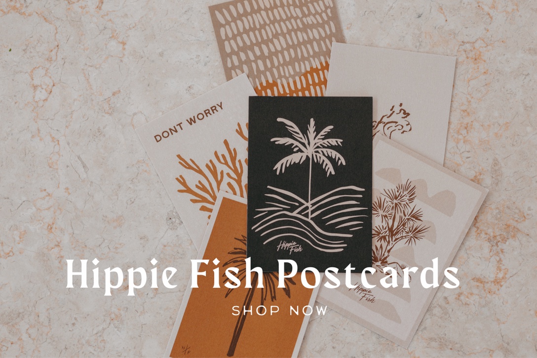 Hippie Fish Postcards
